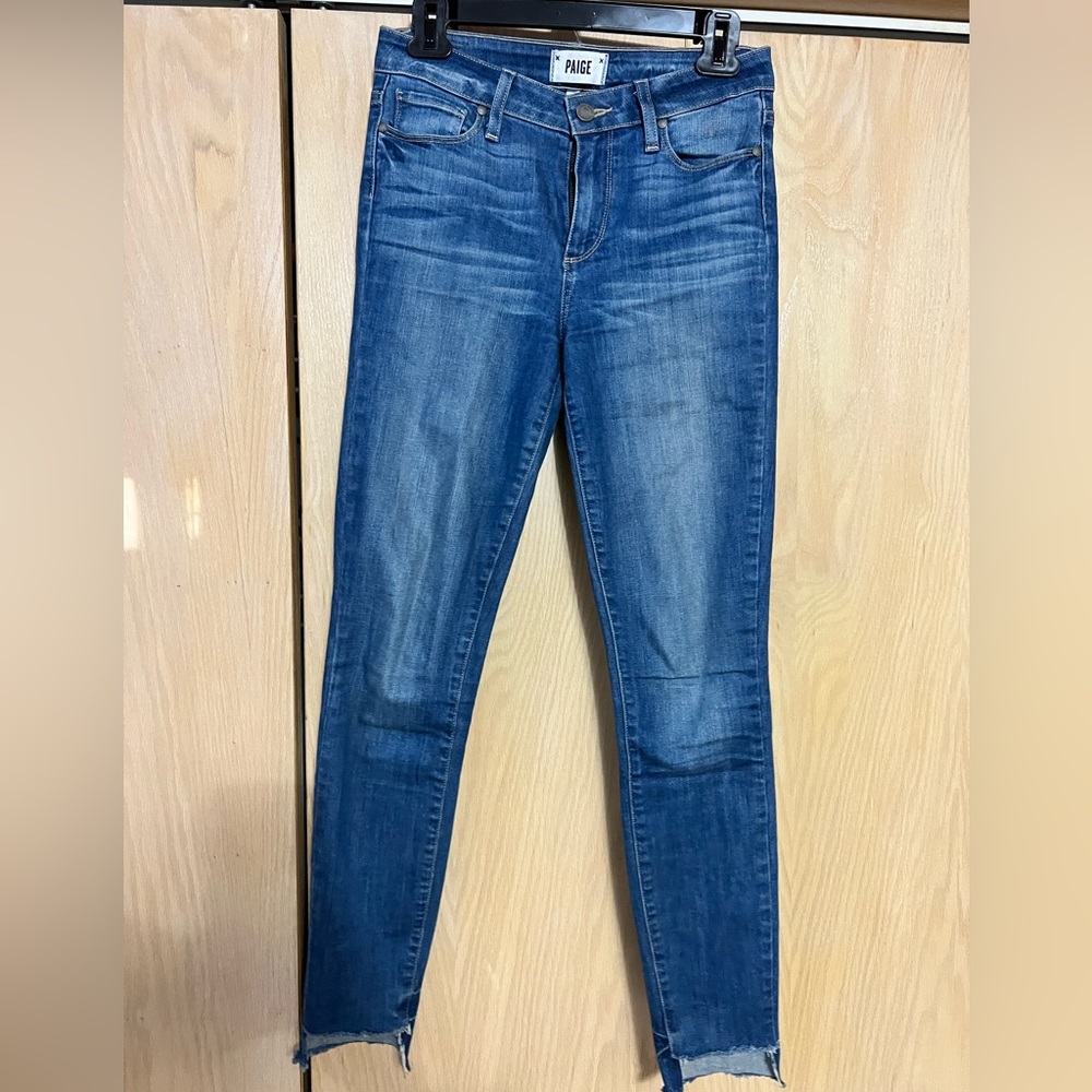 Paige denim size 26 Hoxton Ankle High rise